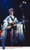 David Bowie on the Ziggy Stardust World Tour with the Spiders from Mars, London, Britain - 1973