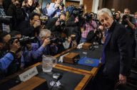 Chuck Hagel appears before Seante on hisn omination to become Secretary of Defense
