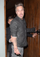 Jason Trawick with new haircut at Aventine Restaurant after hours at 3 a.m. 