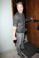 Jason Trawick with new haircut at Aventine Restaurant after hours at 3 a.m. 