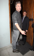 Jason Trawick with new haircut at Aventine Restaurant after hours at 3 a.m. 