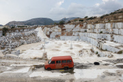 Abandoned marble quarry