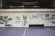 Closed down shops