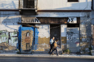 Street art in Athens.