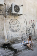 Junkie in Athens