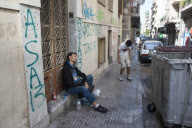 Junkies in Athens