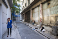 Junkies in Athens