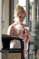 Britney Spears and her boys make a trip to the Vet