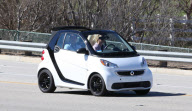 EXCLUSIVE Britney Spears looking cute behind the wheel of her Smart car