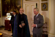 Afghanistan's President Hamid Karzai Visits London, Britain - 04 Feb 2013