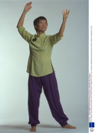 Tai Chi Expert Lydia Wong Demonstrates Seven Different Steps For Beginners Tai Chi.