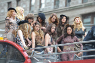 Heidi Klum Filming Germany`s Next Top Model in New York