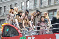 Heidi Klum Filming Germany`s Next Top Model in New York