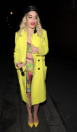Celebrities arriving at Rita Ora afterparty held at Mahiki 