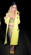 Celebrities arriving at Rita Ora afterparty held at Mahiki 