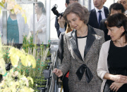 La Reina Sofia visita el Centro Nacional de  Biotecnologia
