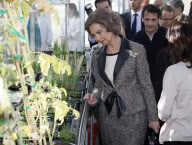La Reina Sofia visita el Centro Nacional de  Biotecnologia
