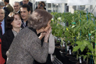 La Reina Sofia visita el Centro Nacional de  Biotecnologia
