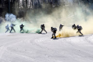 Wintermanöver in Süd Korea