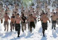 Wintermanöver in Süd Korea