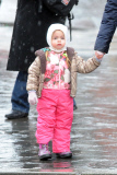 Sarah Jessica Parker`s Twins Marion and Tabitha Spotted Walking to School