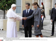 PARIS: Pope Benedict XVI meeting at the Elysee palace