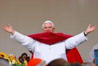Pope Benedict XVI at the 20th World Youth Day in Cologne - Day 2