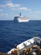 Carnival Triumph cruise ship adrift in the Gulf of Mexico - 12 Feb 2013