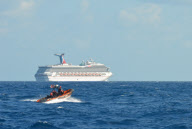 Carnival Triumph cruise ship adrift in the Gulf of Mexico - 12 Feb 2013