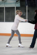 Pamela Anderson Shows Style And Form As She Returns To Figure Skating