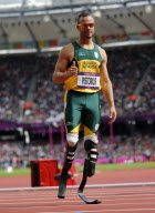 UK: Oscar Pistorius Participates to 2012 Summer Olympic Games