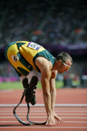 UK: Oscar Pistorius Participates to 2012 Summer Olympic Games