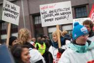 Tausende Berliner Lehrer auf Streik-Demonstration