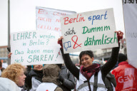 Tausende Berliner Lehrer auf Streik-Demonstration
