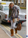 Kate Moss out and about in Lechlade on Thames, Gloucestershire, Britain - 26 Oct 2012