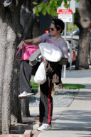 John Mayer Carries Katy Perry's Pink Handbag And Boots