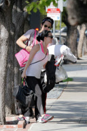 John Mayer Carries Katy Perry's Pink Handbag And Boots