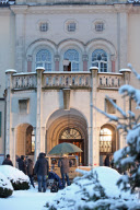 Dreharbeiten "The Grand Budapest Hotel" auf Schloss Waldenburg 