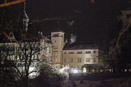 Dreharbeiten "The Grand Budapest Hotel" auf Schloss Waldenburg 