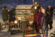 Dreharbeiten "The Grand Budapest Hotel" auf Schloss Waldenburg 