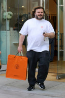 Jack Black makes a casual visit to Hermes