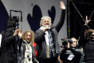 Five Star Movement's Tsunami Tour general election campaign rally, Rome, Italy - 22 Feb 2013