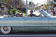 *EXCLUSIVE* Travis Barker and kids are Low Riders
