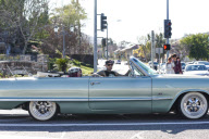 *EXCLUSIVE* Travis Barker and kids are Low Riders