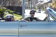 *EXCLUSIVE* Travis Barker and kids are Low Riders