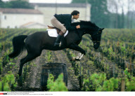 FRA: Pierre Durand et son cheval Jappeloup