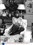 Lady Annabel Goldsmith At Her Ham Common Home.