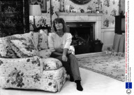 Lady Annabel Goldsmith In Living Room Of Her Ham Common Home