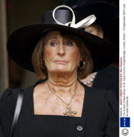 The funeral of Mark Birley  at St. Pauls Church, Knightsbridge, London, Britain - 19 September 2007