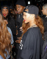Rihanna arrives solo at Supperclub but leaves with Chris Brown